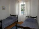 Apartementen Ljubi - 20 m from beach: A1(4+1), A2 Crveni(2+2), A3 Zeleni(2+2) Vinisce - Riviera Trogir  - Appartement - A1(4+1): slaapkamer