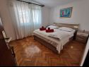 Apartementen Srđan - 10 m from the beach : A1(4), A2(2+1), A3(4+1) Vinisce - Riviera Trogir  - Appartement - A2(2+1): slaapkamer