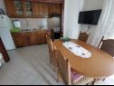 Apartementen Srđan - 10 m from the beach : A1(4), A2(2+1), A3(4+1) Vinisce - Riviera Trogir  - Appartement - A2(2+1): keuken en eetkamer