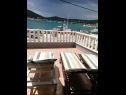 Apartementen Josip - 5 m from beach: A1(6) Vinisce - Riviera Trogir  - uitzicht op zee