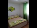 Apartementen Josip - 5 m from beach: A1(6) Vinisce - Riviera Trogir  - Appartement - A1(6): slaapkamer