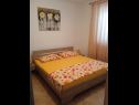 Apartementen Josip - 5 m from beach: A1(6) Vinisce - Riviera Trogir  - Appartement - A1(6): slaapkamer