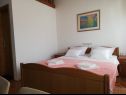 Apartementen Nada - 100 m from beach: A1 Lijevi(2), A2 Desni (2), SA4 Mali(2) Kali - Eiland Ugljan  - Appartement - A2 Desni (2): slaapkamer