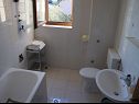 Apartementen MiMa - 150 m from the beach: A1(2+2), A3(5), A2(2+2) Susica - Eiland Ugljan  - Appartement - A1(2+2): badkamer met toilet