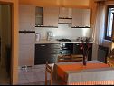 Apartementen MiMa - 150 m from the beach: A1(2+2), A3(5), A2(2+2) Susica - Eiland Ugljan  - Appartement - A1(2+2): keuken en eetkamer