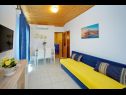 Apartementen More - 600 m from beach: A2(2+3), SA3(2+1), SA4(2+2) Bibinje - Riviera Zadar  - Studio-appartment - SA4(2+2): woonkamer