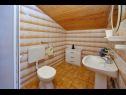 Apartementen More - 600 m from beach: A2(2+3), SA3(2+1), SA4(2+2) Bibinje - Riviera Zadar  - Studio-appartment - SA4(2+2): badkamer met toilet