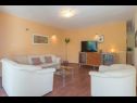 Apartementen Blue Skies - 30 m from the sea: A1(4+1), A2(2+2), SA3(2+1) Ljubac - Riviera Zadar  - Appartement - A1(4+1): woonkamer