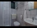 Apartementen Blue Skies - 30 m from the sea: A1(4+1), A2(2+2), SA3(2+1) Ljubac - Riviera Zadar  - Appartement - A2(2+2): badkamer met toilet