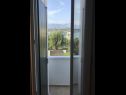 Apartementen Blue Skies - 30 m from the sea: A1(4+1), A2(2+2), SA3(2+1) Ljubac - Riviera Zadar  - Studio-appartment - SA3(2+1): uitzicht vanaf terras