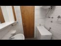 Apartementen Ivo - 500 m to sandy beach: A1(2+2), A2(6+2), SA3(2+1) Ljubac - Riviera Zadar  - Appartement - A1(2+2): badkamer met toilet
