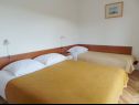 Apartementen Ivo - 500 m to sandy beach: A1(2+2), A2(6+2), SA3(2+1) Ljubac - Riviera Zadar  - Appartement - A2(6+2): slaapkamer