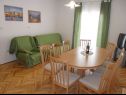 Apartementen Ivo - 500 m to sandy beach: A1(2+2), A2(6+2), SA3(2+1) Ljubac - Riviera Zadar  - Appartement - A2(6+2): woonkamer