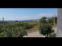 Apartementen Ivo - 500 m to sandy beach: A1(2+2), A2(6+2), SA3(2+1) Ljubac - Riviera Zadar  - uitzicht