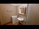 Apartementen Ivo - 500 m to sandy beach: A1(2+2), A2(6+2), SA3(2+1) Ljubac - Riviera Zadar  - Studio-appartment - SA3(2+1): badkamer met toilet