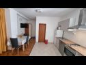 Apartementen Ivo - 500 m to sandy beach: A1(2+2), A2(6+2), SA3(2+1) Ljubac - Riviera Zadar  - Studio-appartment - SA3(2+1): keuken en eetkamer