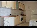 Apartementen Davor - 20m from sea : A1(2+2), A2(2+2), A3(6) Mali Iz (Eiland Iz) - Riviera Zadar  - Appartement - A3(6): keuken en eetkamer