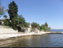 Apartementen Vlatkica - 10 m from beach: A1 Vlatkica(4), A2 Lea(4) Maslenica - Riviera Zadar  - strand