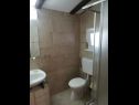 Apartementen Vlatkica - 10 m from beach: A1 Vlatkica(4), A2 Lea(4) Maslenica - Riviera Zadar  - Appartement - A2 Lea(4): badkamer met toilet