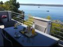 Apartementen Vlatkica - 10 m from beach: A1 Vlatkica(4), A2 Lea(4) Maslenica - Riviera Zadar  - Appartement - A2 Lea(4): balkon