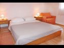 Apartementen Remi - 300 m from sea: A1(4+2), A2(2+2), A3(2+2) Nin - Riviera Zadar  - Appartement - A2(2+2): slaapkamer
