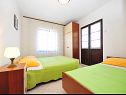Apartementen Mirko - 100m from the sea: A2(9) Nin - Riviera Zadar  - Appartement - A2(9): slaapkamer