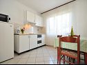 Apartementen Mirko - 100m from the sea: A2(9) Nin - Riviera Zadar  - Appartement - A2(9): keuken en eetkamer