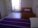 Apartementen Luce - with parking : A3(4+1), A4(5), A5(4) Nin - Riviera Zadar  - Appartement - A4(5): slaapkamer