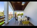 Apartementen Matkos - with garden and terrace A1(7) Nin - Riviera Zadar  - Appartement - A1(7): terras