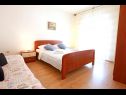 Apartementen Nika - nice garden: A1(2), A2(4+1), A3(6), A4(2) Nin - Riviera Zadar  - Appartement - A2(4+1): slaapkamer