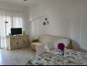 Apartementen Stosa - with parking : A1(2+1), A2(2+1), A3(3+3) Nin - Riviera Zadar  - Appartement - A1(2+1): woonkamer