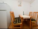 Apartementen Mimi - free parking and barbecue: A1(2+2), A2(2+2) Nin - Riviera Zadar  - Appartement - A1(2+2): eetkamer