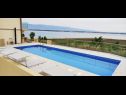 Apartementen Dragi - with pool: A2(4), A3(4), A4(4), A6(2) Nin - Riviera Zadar  - Appartement - A2(4): zwembad