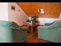 Apartementen Pupa - nice family apartments: A1 Dora(4+1), A2 Mihael(4+1), A3 Tea(2+1) Petrcane - Riviera Zadar  - Appartement - A1 Dora(4+1): woonkamer