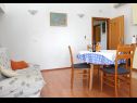 Apartementen Mari - 100 m from beach: A1(4), A2(4) Petrcane - Riviera Zadar  - Appartement - A1(4): woonkamer