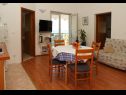Apartementen Mari - 100 m from beach: A1(4), A2(4) Petrcane - Riviera Zadar  - Appartement - A1(4): woonkamer