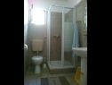 Apartementen Mis - apartments close to sea: A1(4), A2(4) Petrcane - Riviera Zadar  - Appartement - A1(4): badkamer met toilet