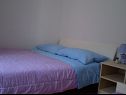 Apartementen Ante - 50m from the sea: A1 plavi(2+2), A2 zuti(2+2), A4 Lila(3+2) Posedarje - Riviera Zadar  - Appartement - A4 Lila(3+2): slaapkamer
