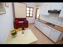 Apartementen Armitage - family friendly: A1(4), A2(4+1), A3(2+1), A4(2+1), A5(2+1) Privlaka - Riviera Zadar  - Appartement - A3(2+1): keuken en eetkamer