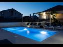 Vakantiehuizen Ivana - with a private pool: H(8) Privlaka - Riviera Zadar  - Kroatië  - zwembad