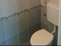 Apartementen Marietta - sea view: A1(2+2), A2(2+2) Rtina - Riviera Zadar  - Appartement - A1(2+2): badkamer met toilet