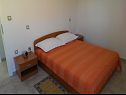Apartementen Marietta - sea view: A1(2+2), A2(2+2) Rtina - Riviera Zadar  - Appartement - A2(2+2): slaapkamer
