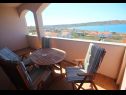 Apartementen Andrija - with great view: A1(2), A2(4), A3(4+1), A4(2+1) Rtina - Riviera Zadar  - Appartement - A3(4+1): terras