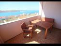 Apartementen Andrija - with great view: A1(2), A2(4), A3(4+1), A4(2+1) Rtina - Riviera Zadar  - Appartement - A4(2+1): terras