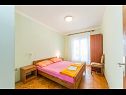 Apartementen Ivica - with parking : A1-0A(4+1), A2-1A(4+1), A3-1B(4+1), A4-2A(4+1) Sabunike - Riviera Zadar  - Appartement - A1-0A(4+1): slaapkamer