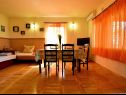 Apartementen Mari - 30m from the sea: A1(3+1), A2(3+1), A3(3+1) Seline - Riviera Zadar  - Appartement - A3(3+1): eetkamer