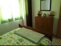 Apartementen Mare - 20 m from beach: A1(4+4), A2(2+2), A3(2+2) Sukosan - Riviera Zadar  - Appartement - A2(2+2): slaapkamer