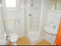 Apartementen VINK - 80 m from beach A2(4), A3(4), A4(4) Vir - Riviera Zadar  - Appartement - A4(4): badkamer met toilet