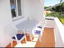 Apartementen VINK - 80 m from beach A2(4), A3(4), A4(4) Vir - Riviera Zadar  - Appartement - A4(4): overdekt terras