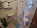 Apartementen Rising Sun A1(2+2), A2(2+2), A3(2+2) Vir - Riviera Zadar  - Appartement - A1(2+2): badkamer met toilet